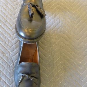 Allen Edmonds Grayson Mens black leather tassel loafers sz 8.5 D